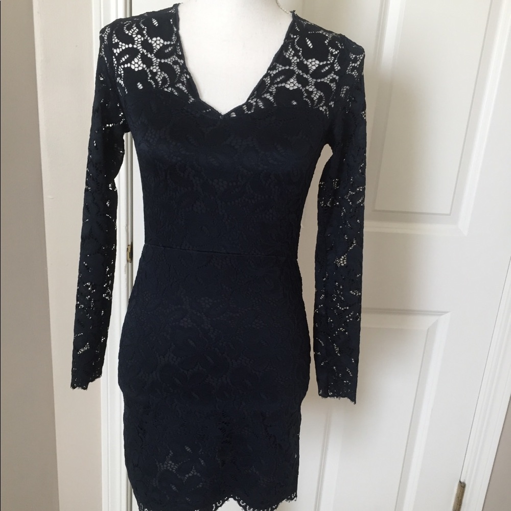 Blue Lace Dress Size 6